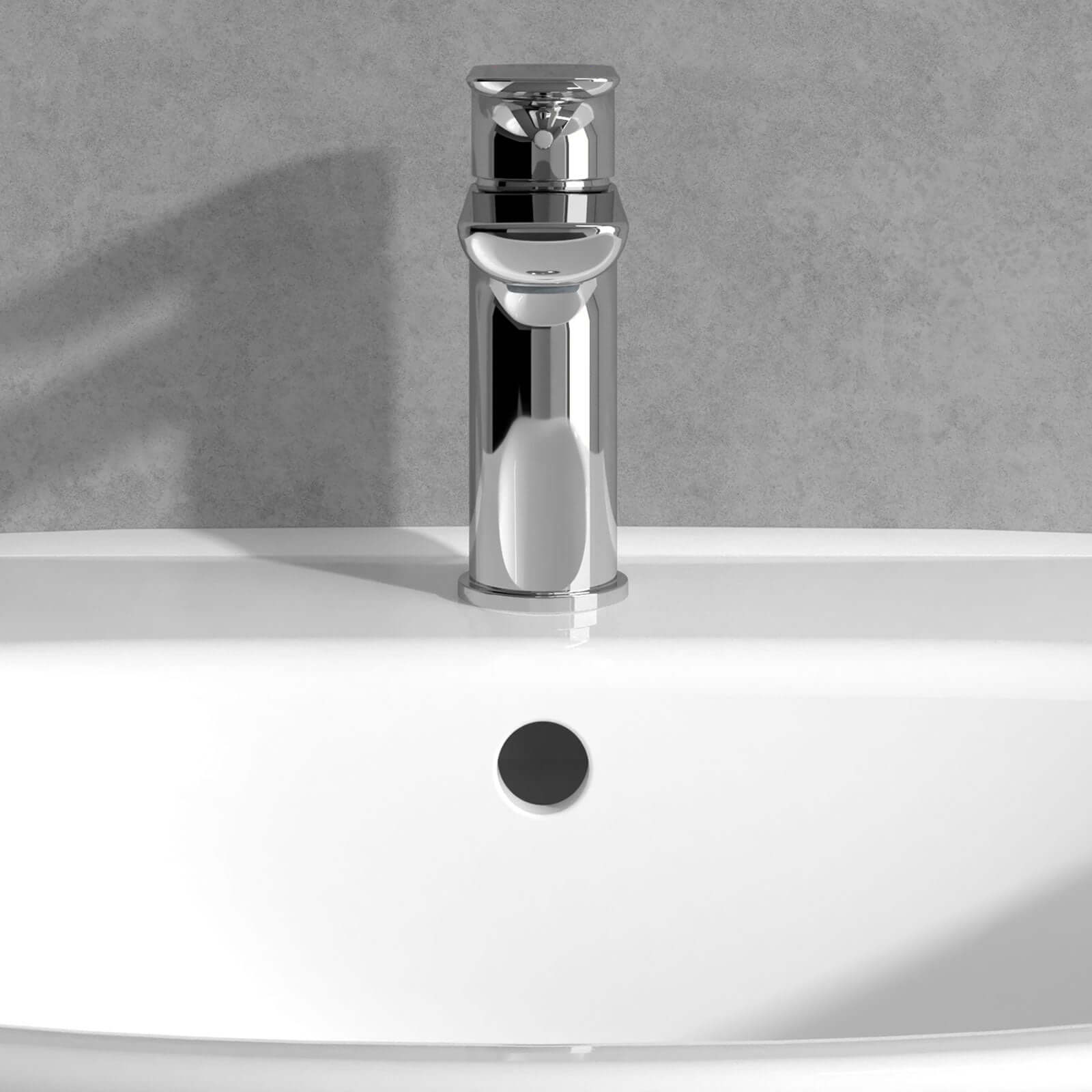 Villeroy & Boch O.novo Chrome Single Lever Basin Mixer Tap Without waste