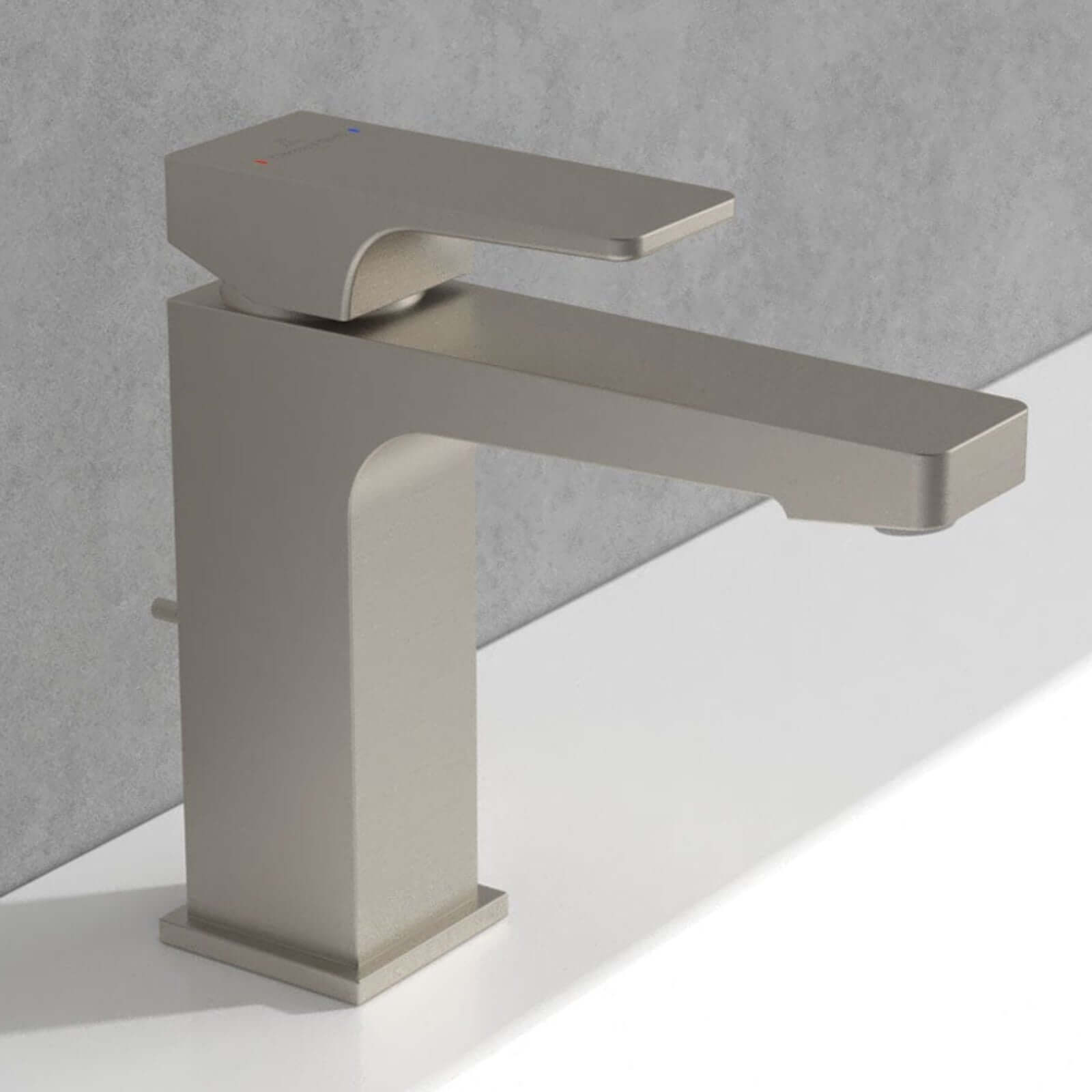 Villeroy & Boch Architectura Square Basin Mixer Tap with Pop-up Waste