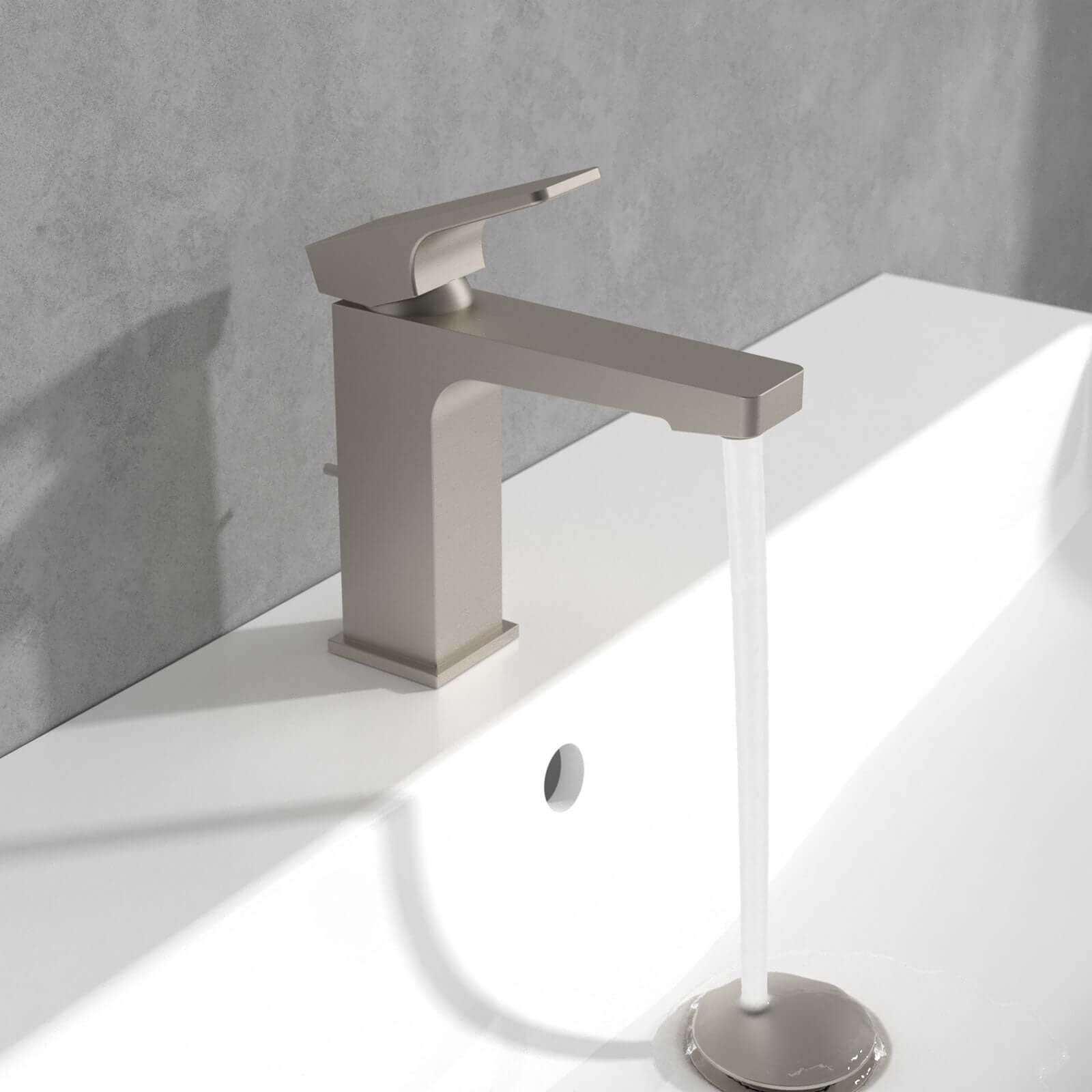 Villeroy & Boch Architectura Square Basin Mixer Tap with Pop-up Waste