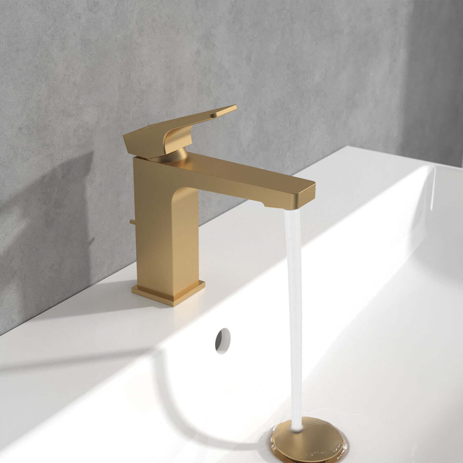 Villeroy & Boch Architectura Square Basin Mixer Tap with Pop-up Waste