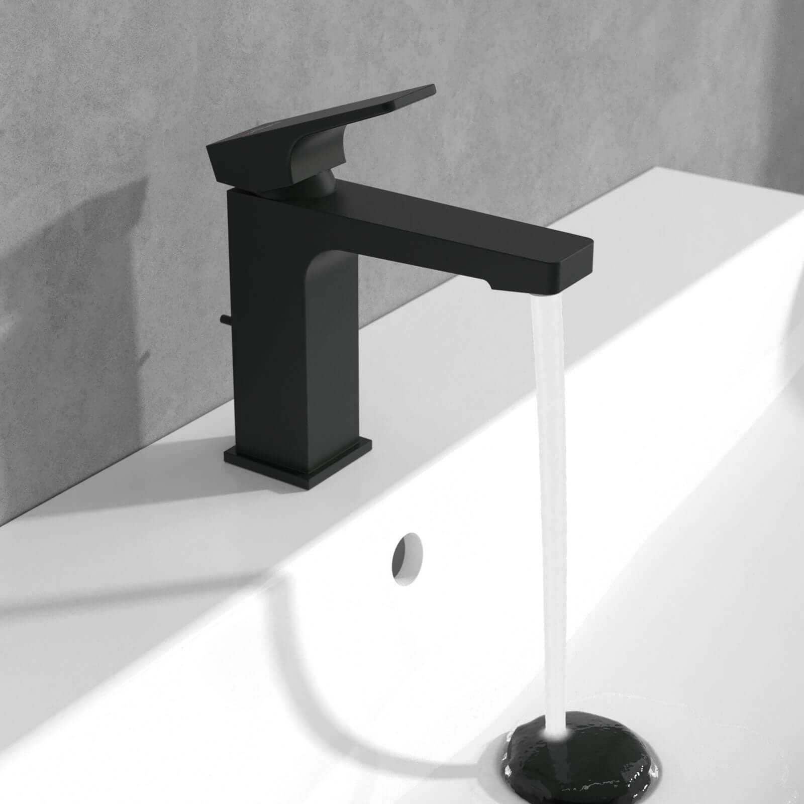 Villeroy & Boch Architectura Square Basin Mixer Tap with Pop-up Waste
