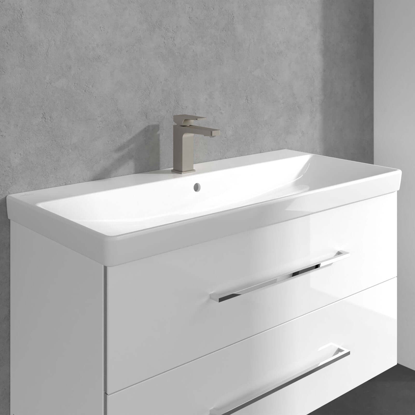 Villeroy & Boch Architectura Square Single Lever Basin Mixer Tap without Waste