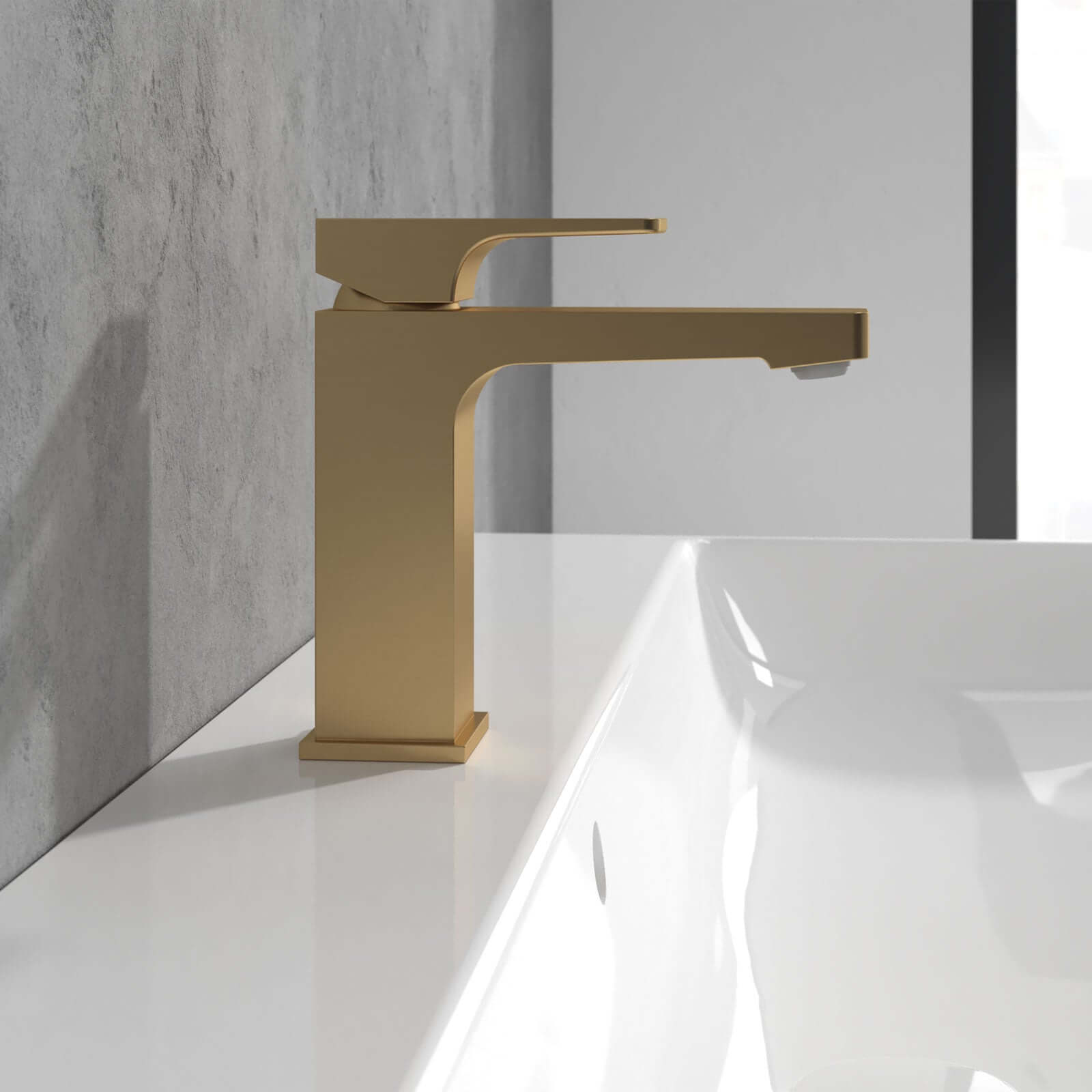 Villeroy & Boch Architectura Square Single Lever Basin Mixer Tap without Waste