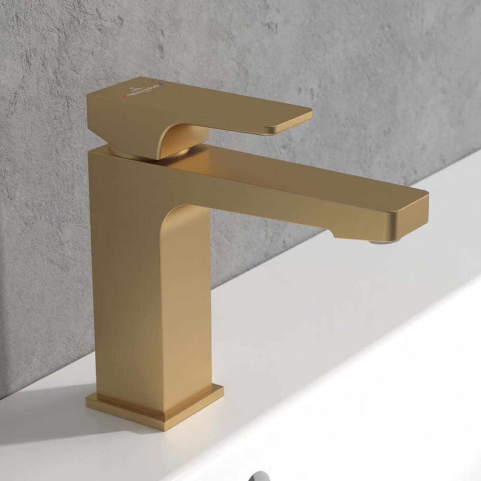 Villeroy & Boch Architectura Square Single Lever Basin Mixer Tap without Waste
