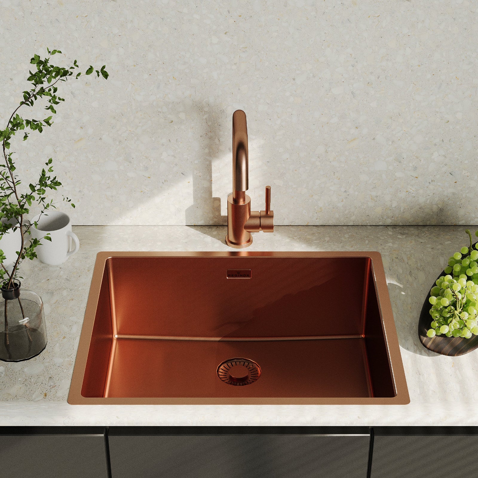 Reginox New York 50x40 1.0 Bowl Stainless Steel Kitchen Sink & Waste