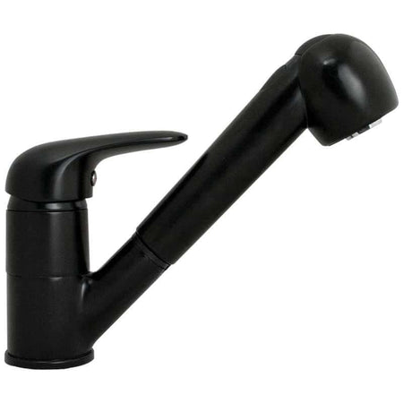 Tristar Black Monobloc Single Lever Pullout Spout Kitchen Sink Mixer Tap T9008B