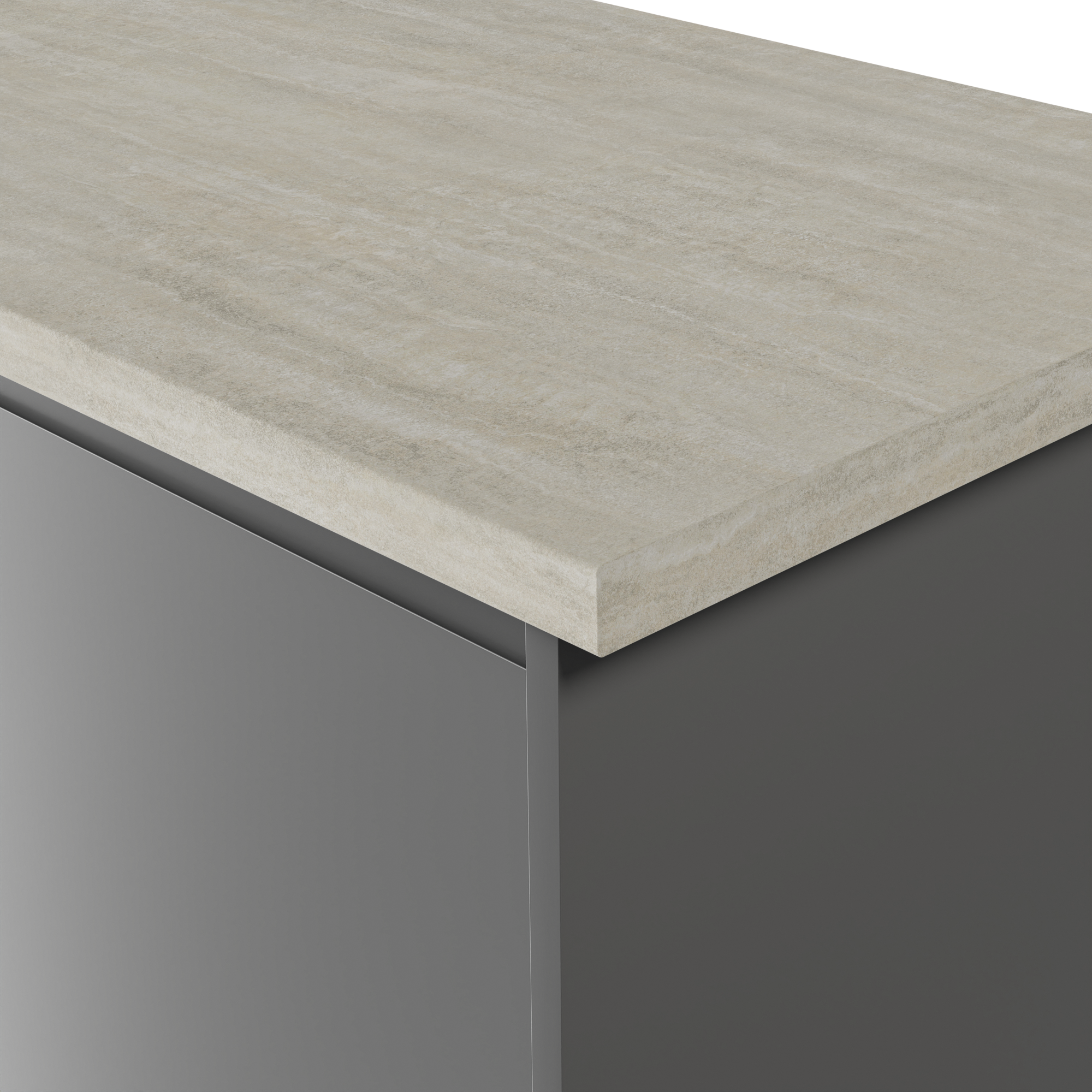 Formica Originals PP5812 Tumbled Travertine Laminate Kitchen Worktop - Ardesia Finish