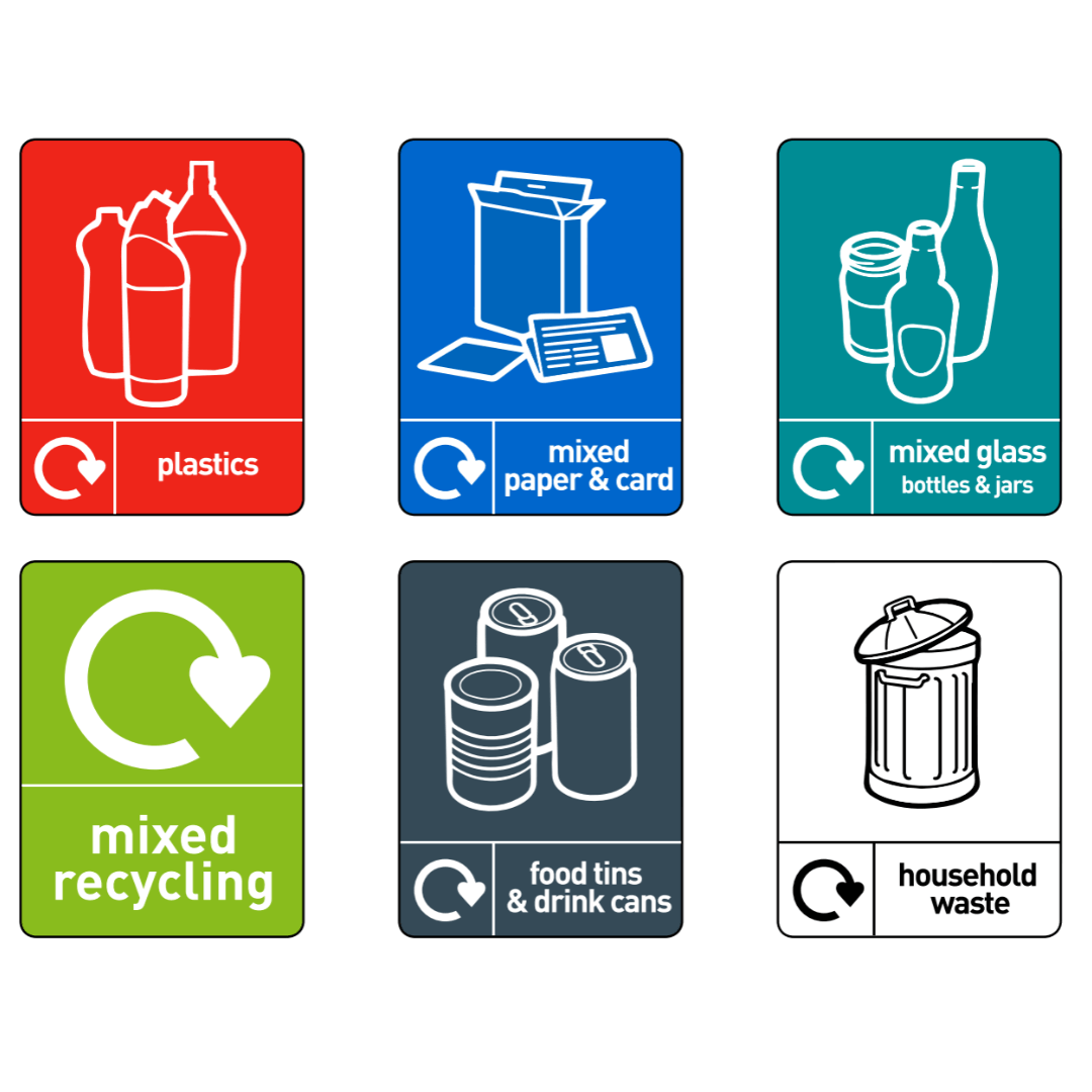 EKO Hana 45L Space Saving, Soft Close Recycling Kitchen Pedal Bin