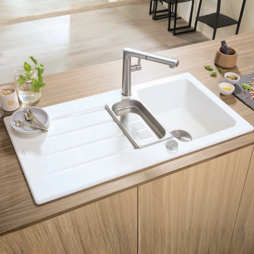 Villeroy & Boch Architectura 60XR 1.5 Bowl Ceramic Kitchen Sink - NO WASTE