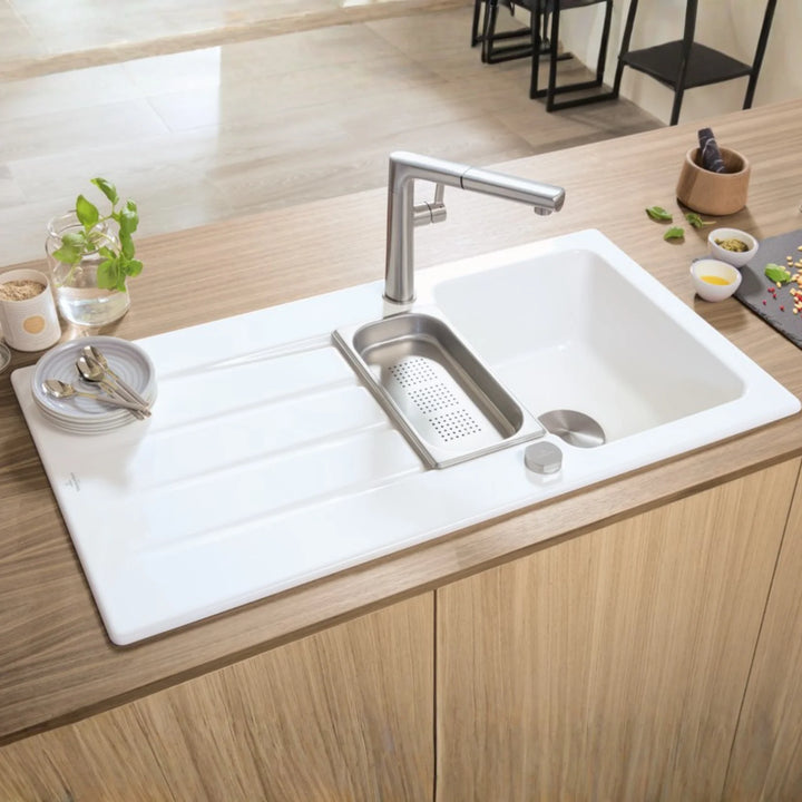Villeroy & Boch Architectura 60XR 1.5 Bowl Ceramic Kitchen Sink - NO WASTE