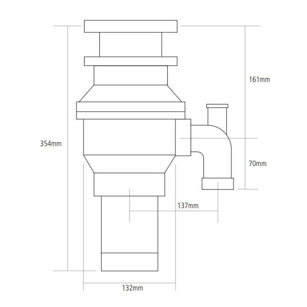 Caple 0.5hp Waste Disposal Unit WDU051