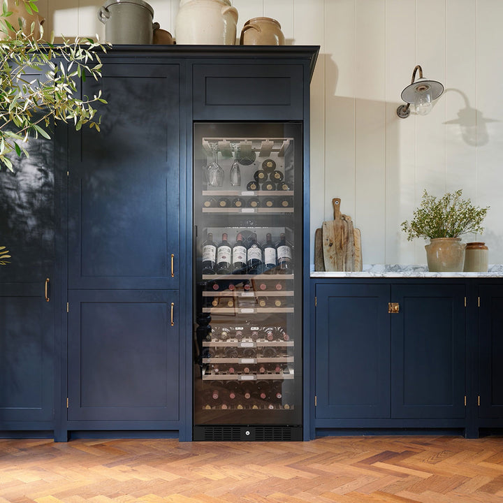 Caple Black Freestanding Triple Zone Wine Cooler