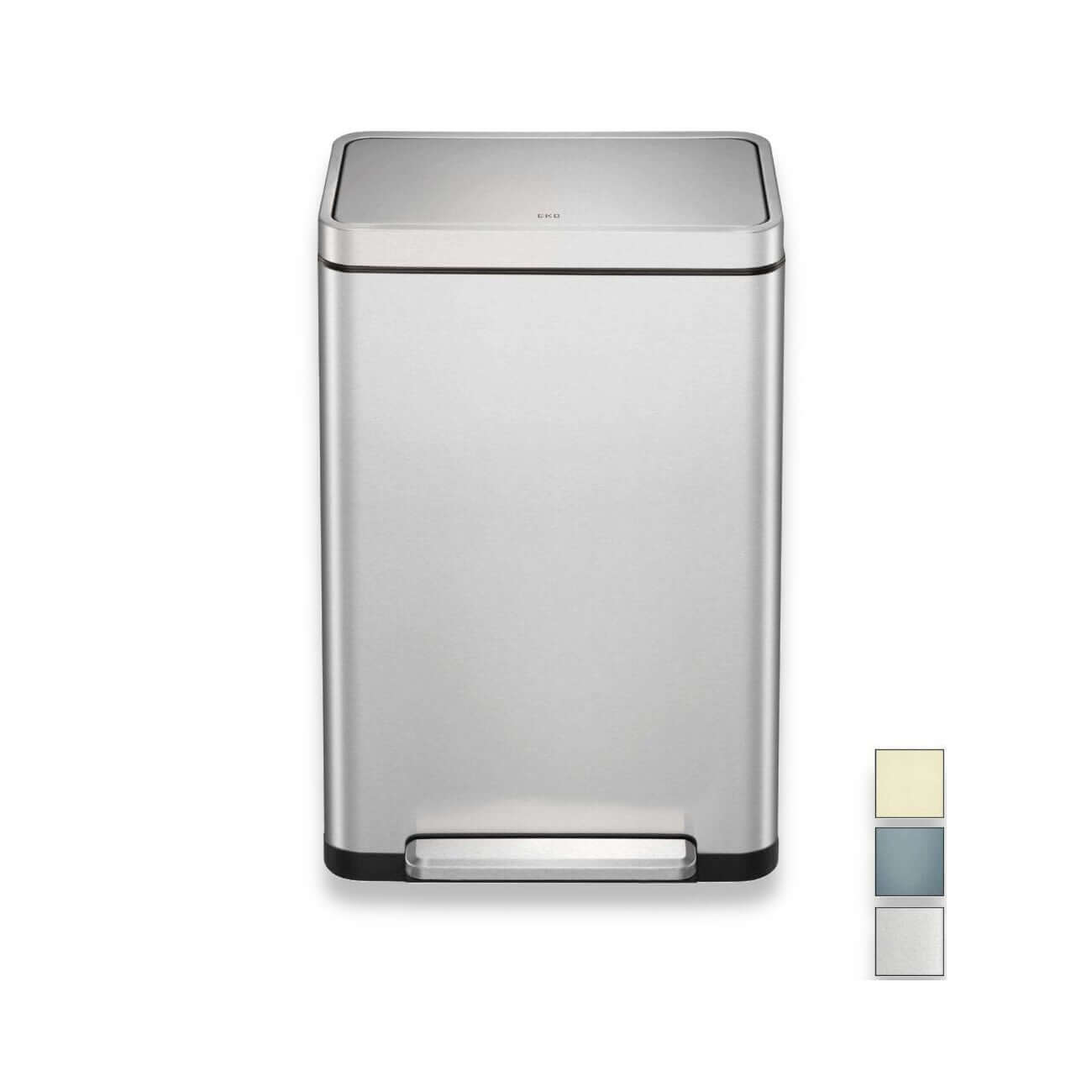 EKO X Cube 20L+20L Dual Recycling Soft Close Pedal Bin