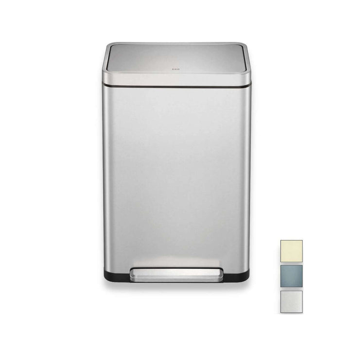 EKO X Cube 20L+20L Dual Recycling Soft Close Pedal Bin