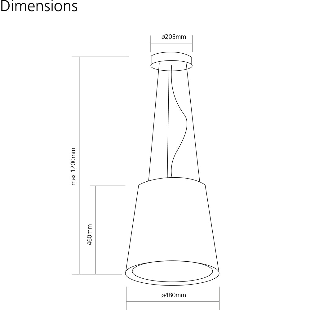 Caple Silver Zalto 48cm Island Hoods ZAL48SL