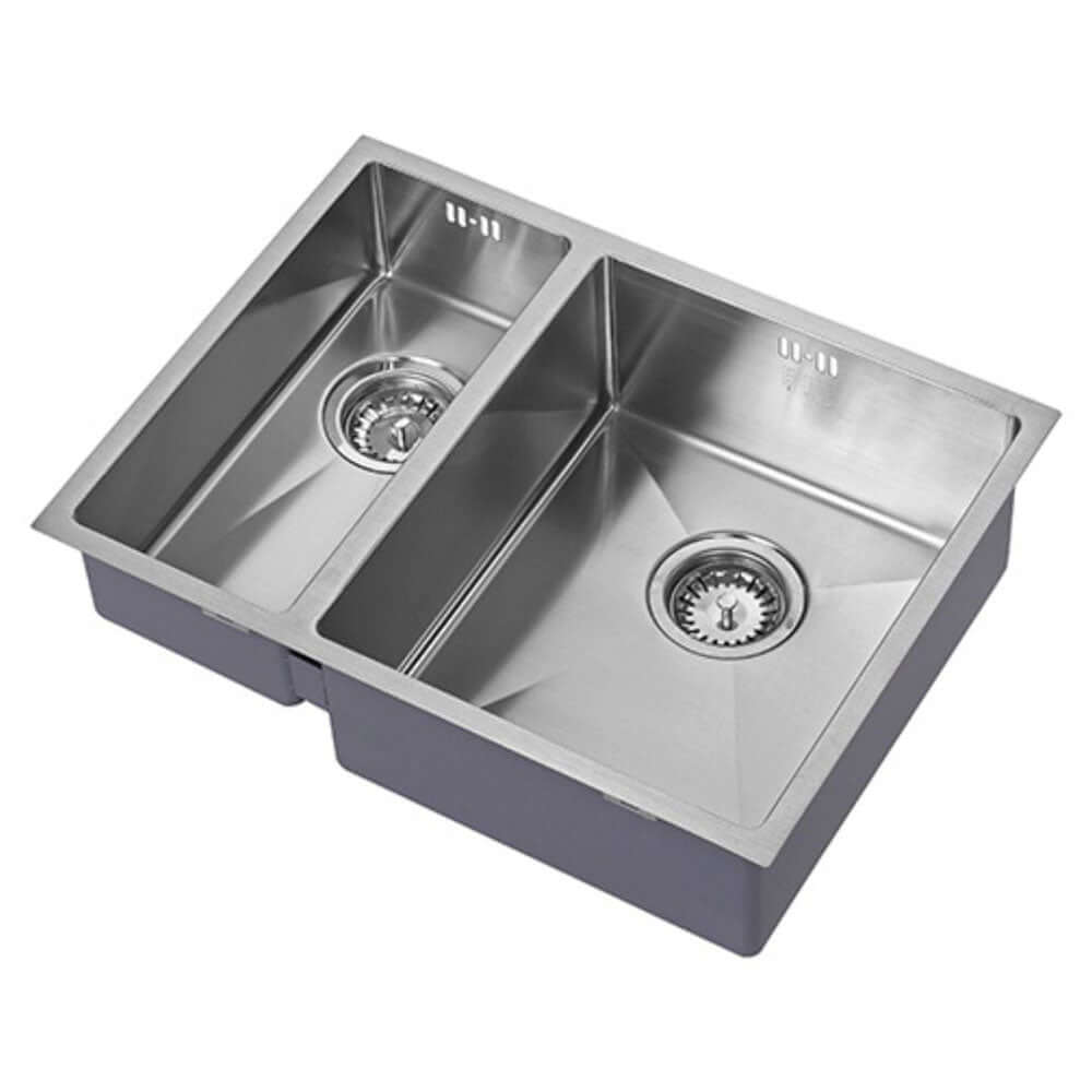 The 1810 Company Zenduo15 180/340U BBR 1.5 Bowl Undermount Kitchen Sink & Waste