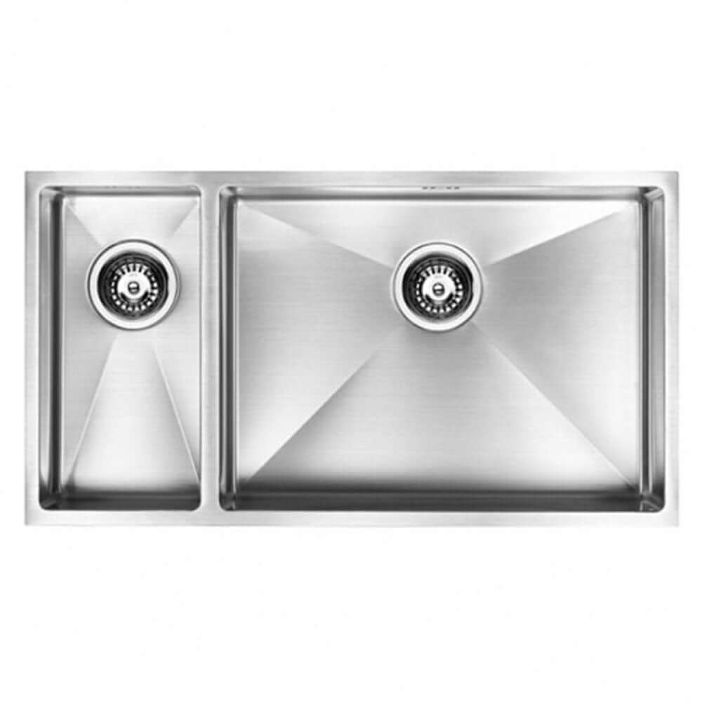 The 1810 Company Zenduo15 200/550 BBR 1.5 Bowl Undermount Kitchen Sink & Waste