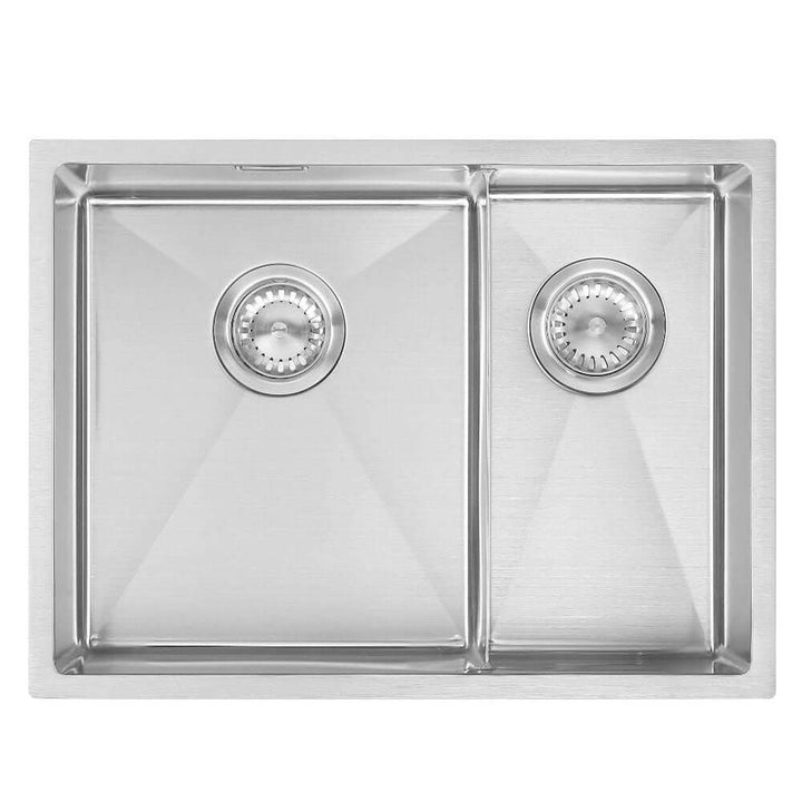 The 1810 Company Zen10 Slim Bridge 340/203U 1.5 Bowl Stainless Steel Kitchen Sink & Waste