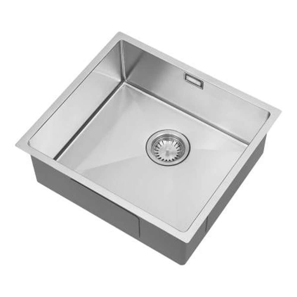 The 1810 Company Zen10 Slim Bridge 450U 1 Bowl Stainless Steel Kitchen Sink & Waste