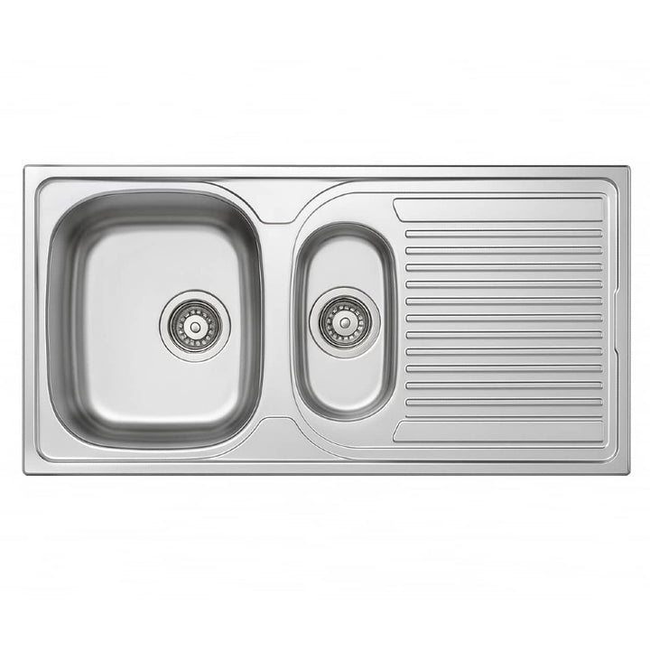 Astracast Aegean 1.5 Bowl Compact Stainless Steel Kitchen Sink & Waste