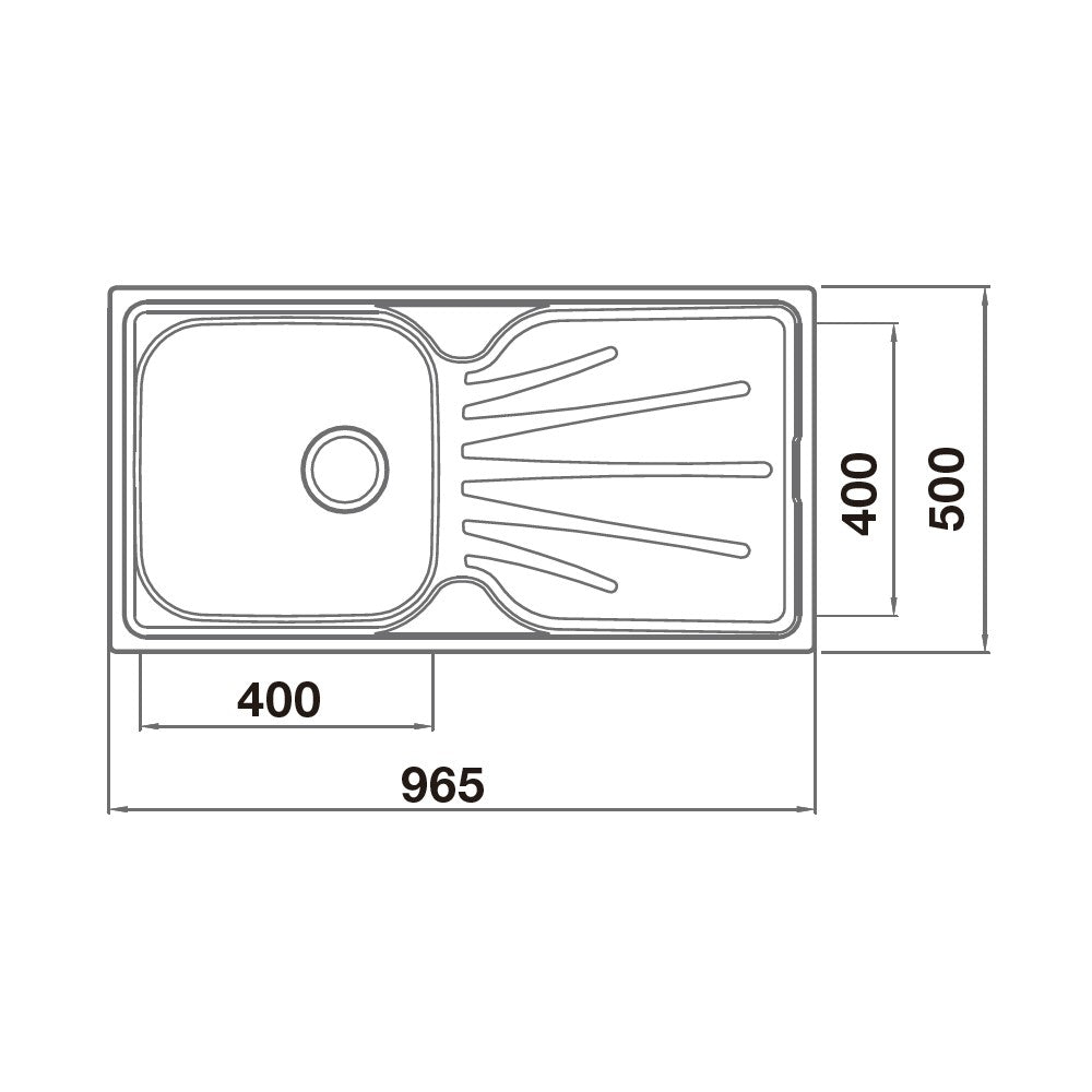 Astracast Apiro 1.0 Bowl Stainless Steel Inset Kitchen Sink