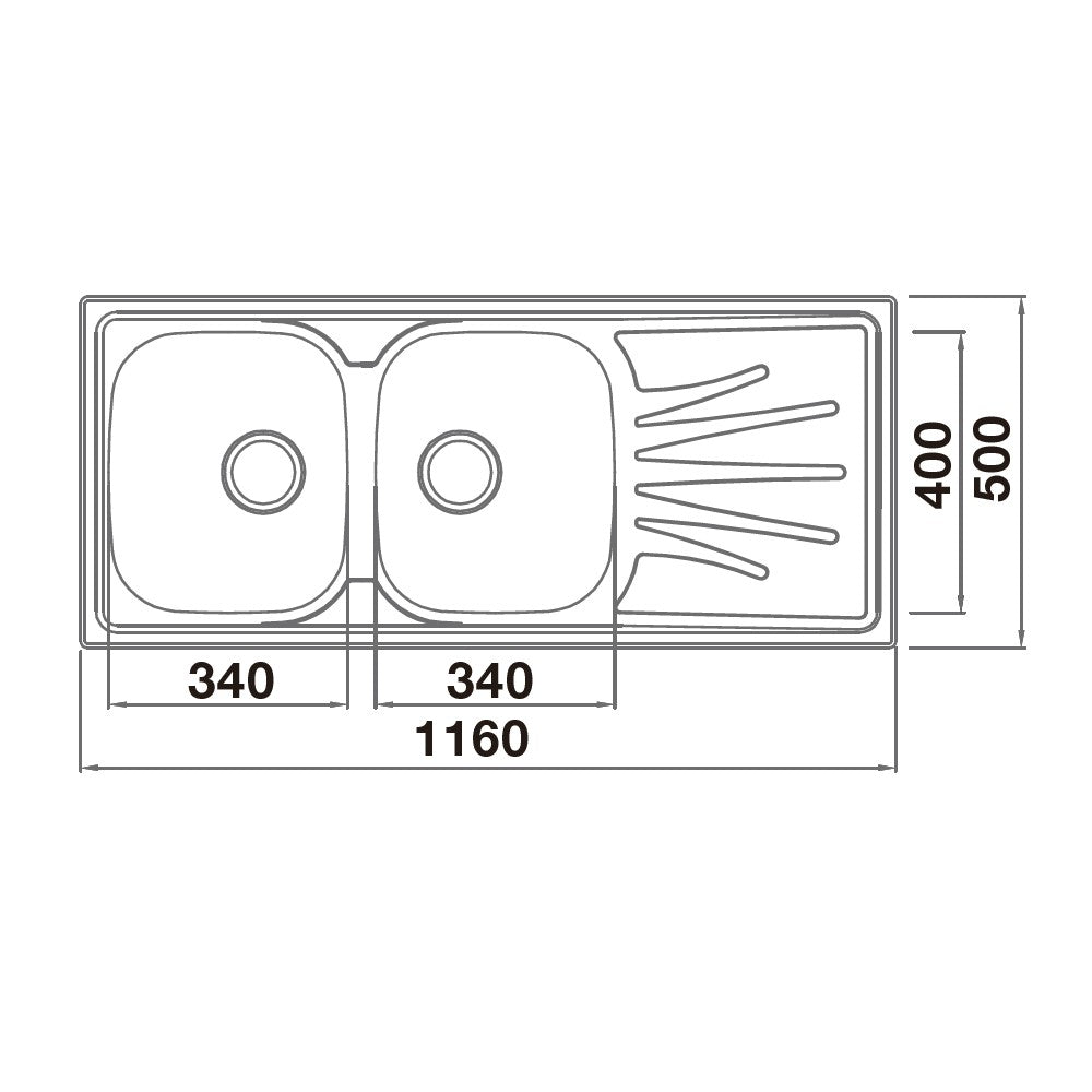 Astracast Apiro 2.0 Stainless Steel Inset Kitchen Sink