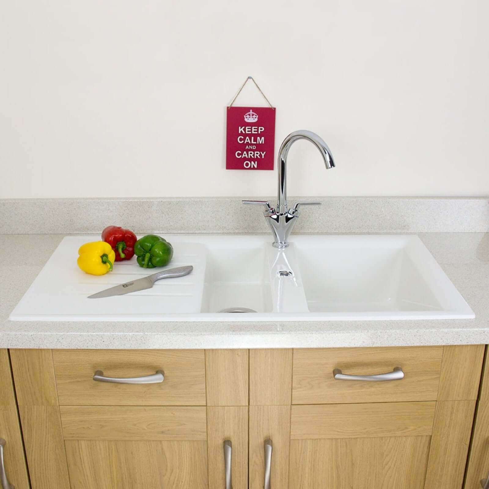 Astini Fiorello 1.0 & 1.5 Bowl Composite Synthetic Kitchen Sink & Waste