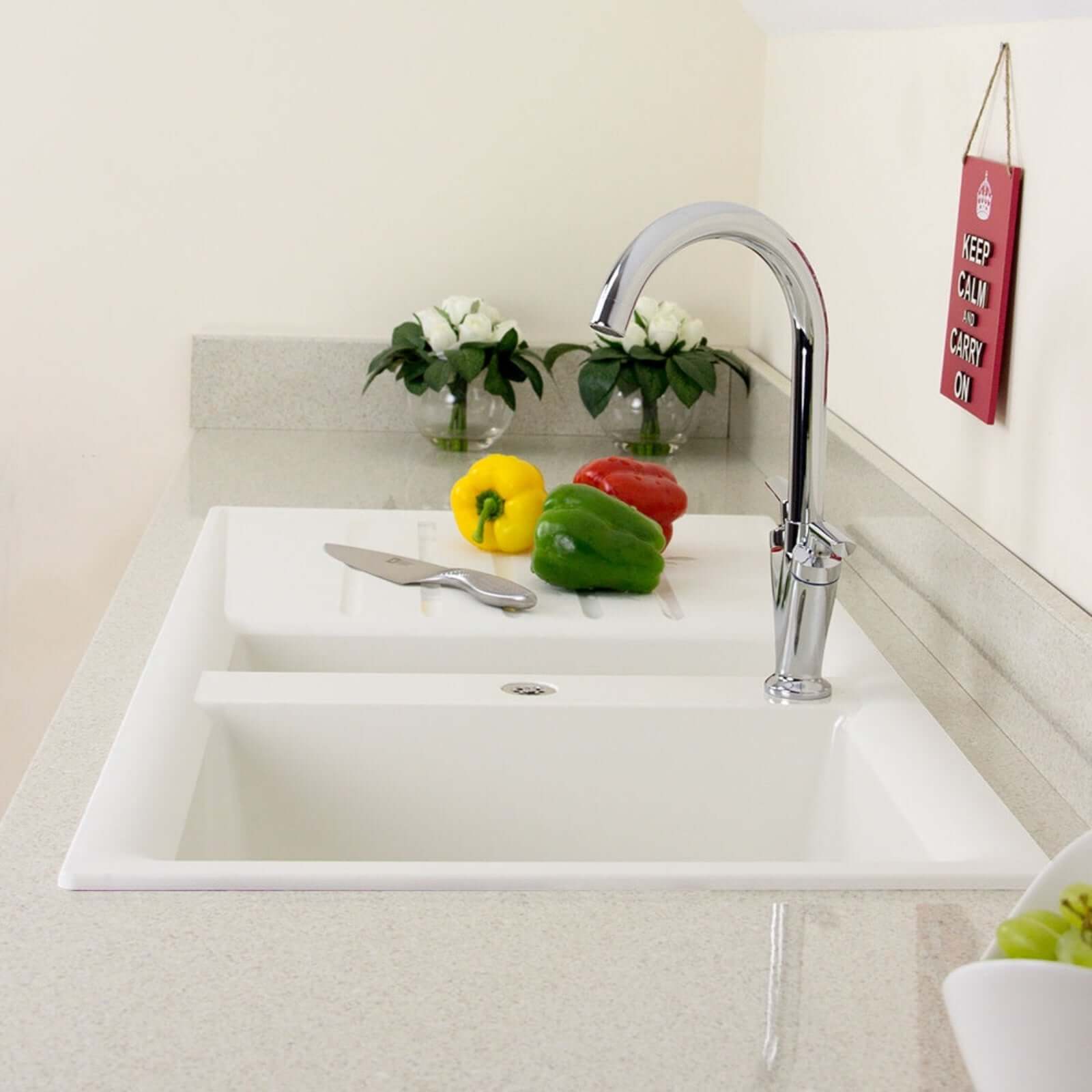 Astini Fiorello 1.0 & 1.5 Bowl Composite Synthetic Kitchen Sink & Waste