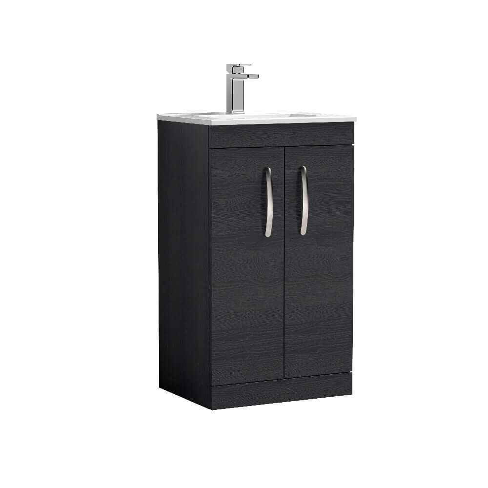 Nuie Athena 500/600mm Floor Standing Cabinet with 4 Colour & Basin Options