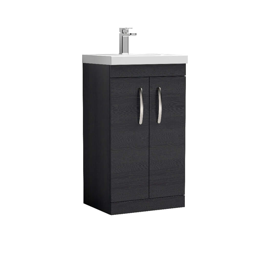 Nuie Athena 500/600mm Floor Standing Cabinet with 4 Colour & Basin Options