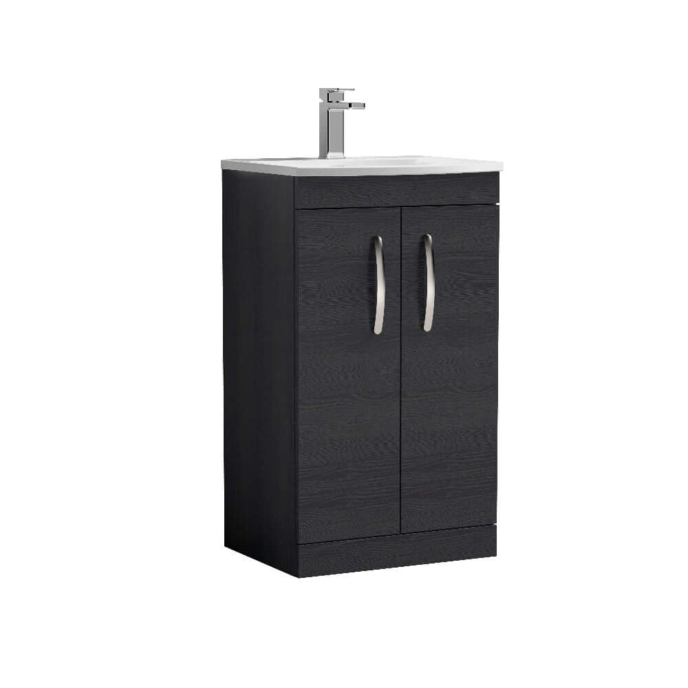 Nuie Athena 500/600mm Floor Standing Cabinet with 4 Colour & Basin Options