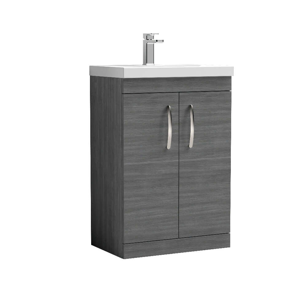 Nuie Athena 500/600mm Floor Standing Cabinet with 4 Colour & Basin Options