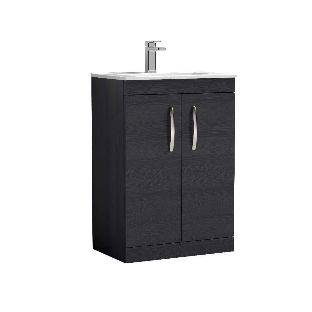 Nuie Athena 500/600mm Floor Standing Cabinet with 4 Colour & Basin Options