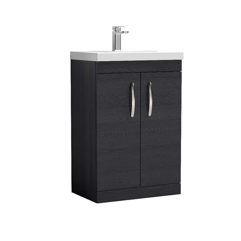 Nuie Athena 500/600mm Floor Standing Cabinet with 4 Colour & Basin Options