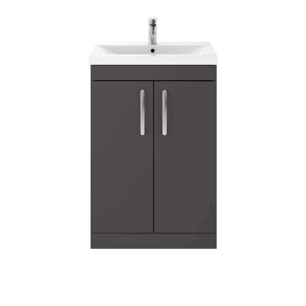 Nuie Athena 500/600mm Floor Standing Cabinet with 4 Colour & Basin Options