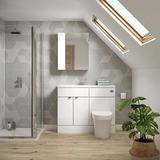 Hudson Reed Fusion Compact Basin & WC Combination or Storage Cabinet Unit