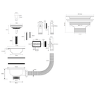 kitchen waste spec drawing
