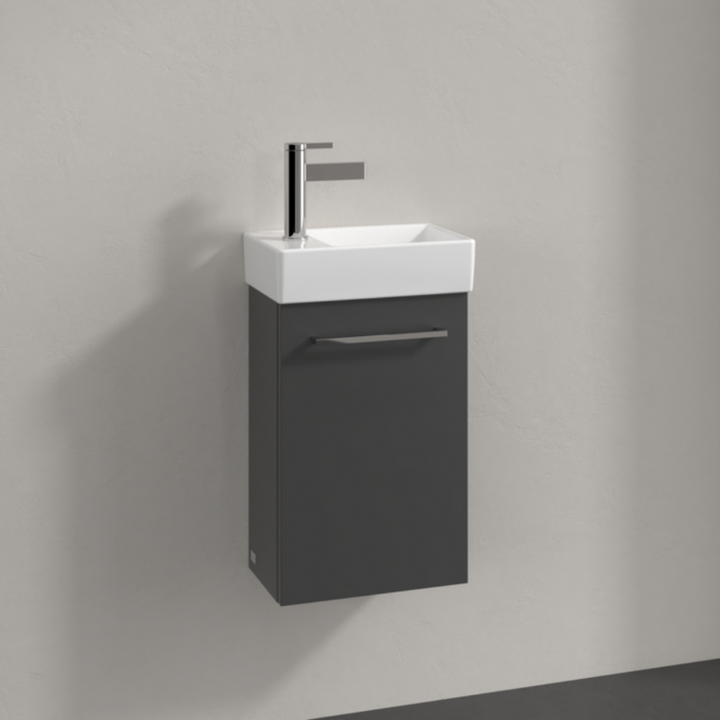 Villeroy & Boch Avento Graphite Wall Hung Vanity Unit & RH Basin
