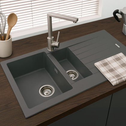 Harlyn Daymer 1.5 Bowl Granite Kitchen Sink