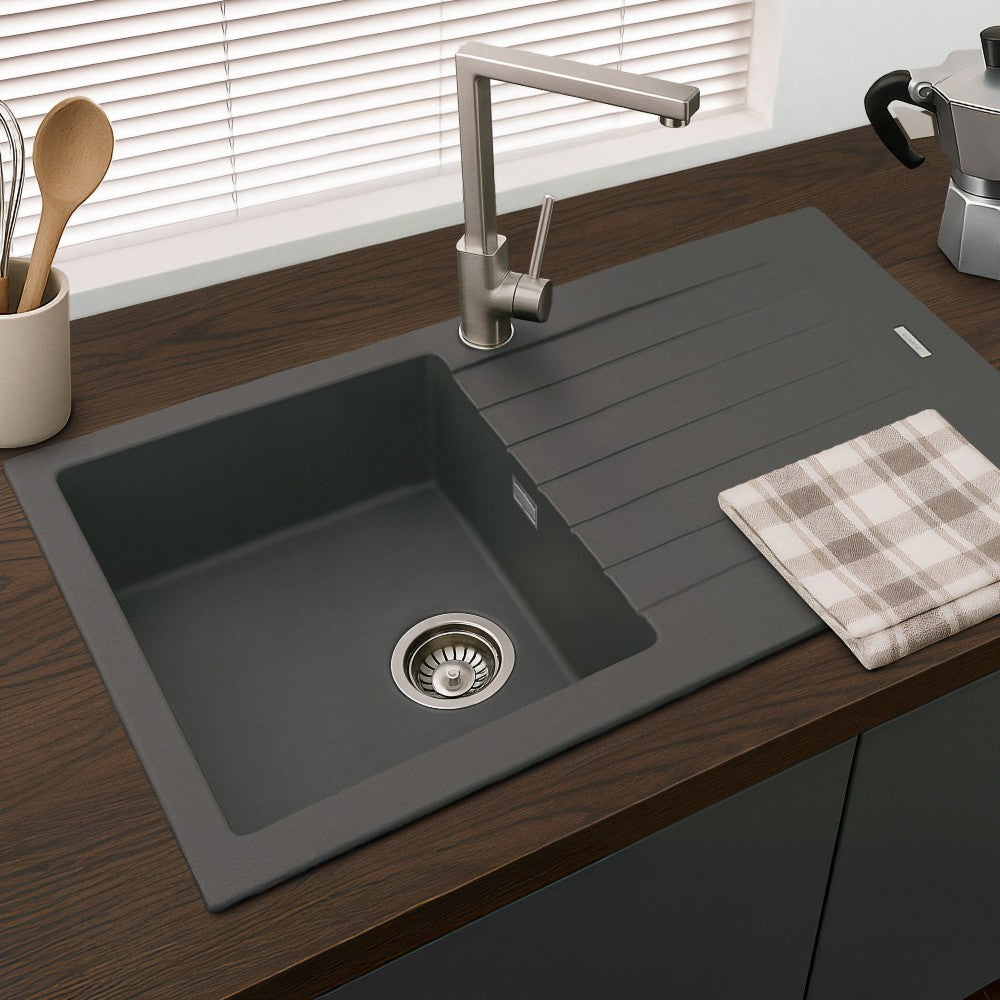 Harlyn Daymer 1.0XL Single Bowl Granite Kitchen Sink
