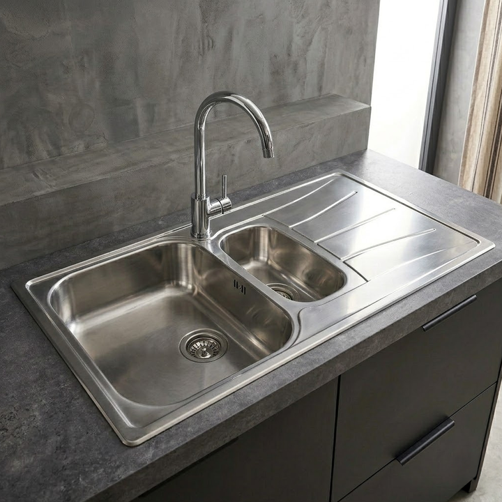 Reginox Diplomat Eco Stainless Steel Kitchen Sink & Waste