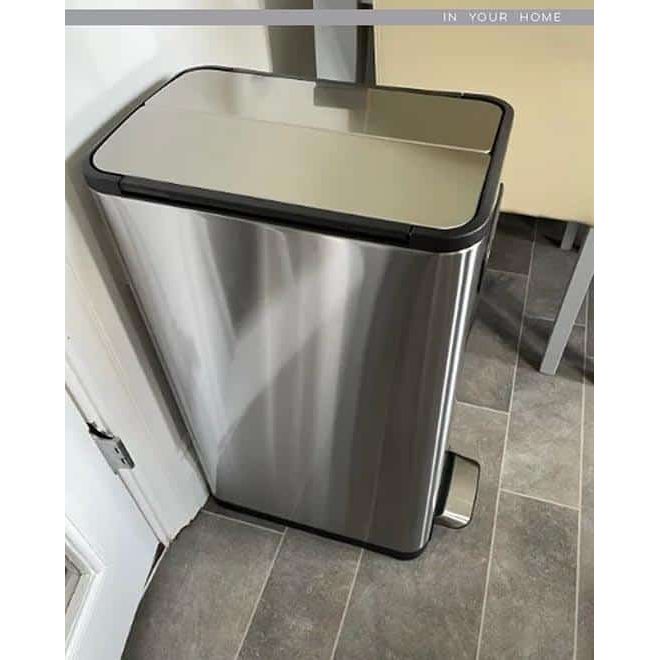 EKO Ecofly 30L Stainless Steel Kitchen Pedal Bin