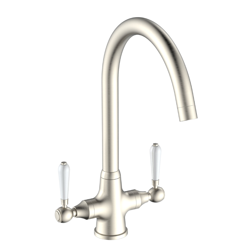 Reginox Elbe Twin Lever Kitchen Sink Mixer Tap