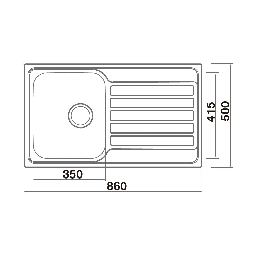 Astracast Elise 1.0 Stainless Steel Inset Kitchen Sink