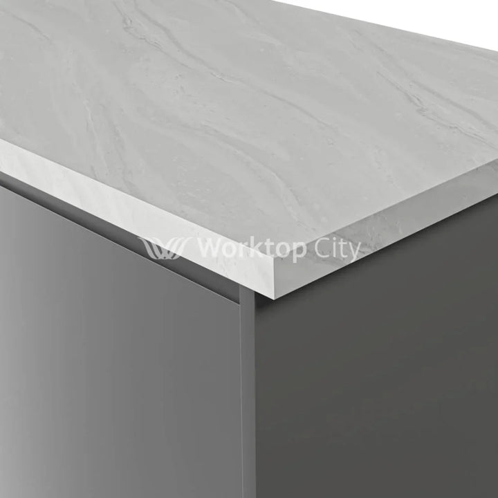 Formica Originals PP5014 Satin White Painted Marble Laminate Kitchen Worktops