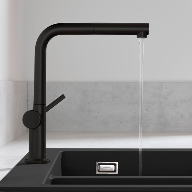 Black In Hansgrohe Kitchen