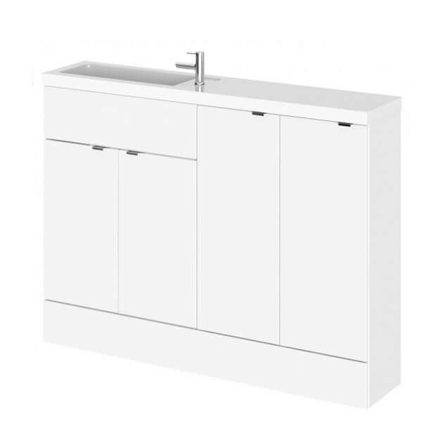 Hudson Reed Fusion Compact Basin & WC Combination or Storage Cabinet Unit