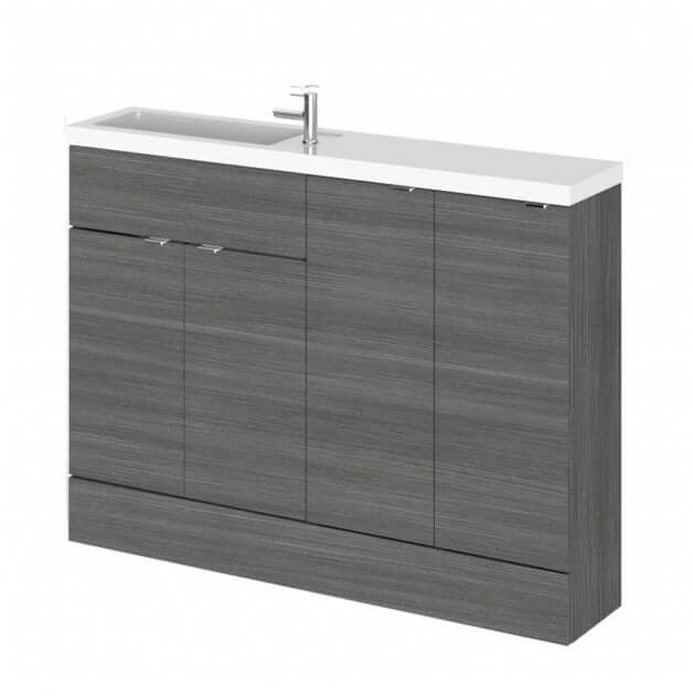 Hudson Reed Fusion Compact Basin & WC Combination or Storage Cabinet Unit