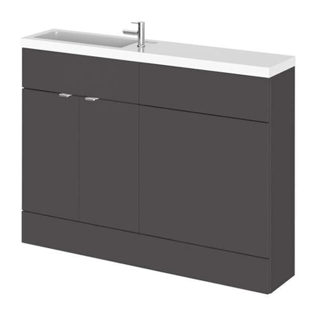 Hudson Reed Fusion Compact Basin & WC Combination or Storage Cabinet Unit