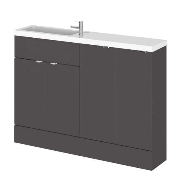 Hudson Reed Fusion Compact Basin & WC Combination or Storage Cabinet Unit
